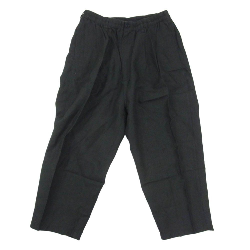 COOTIE クーティー パンツ 2 Tuck Easy Pants LINEN リネン 2タック イージー パンツ ブラック系 M【中古】