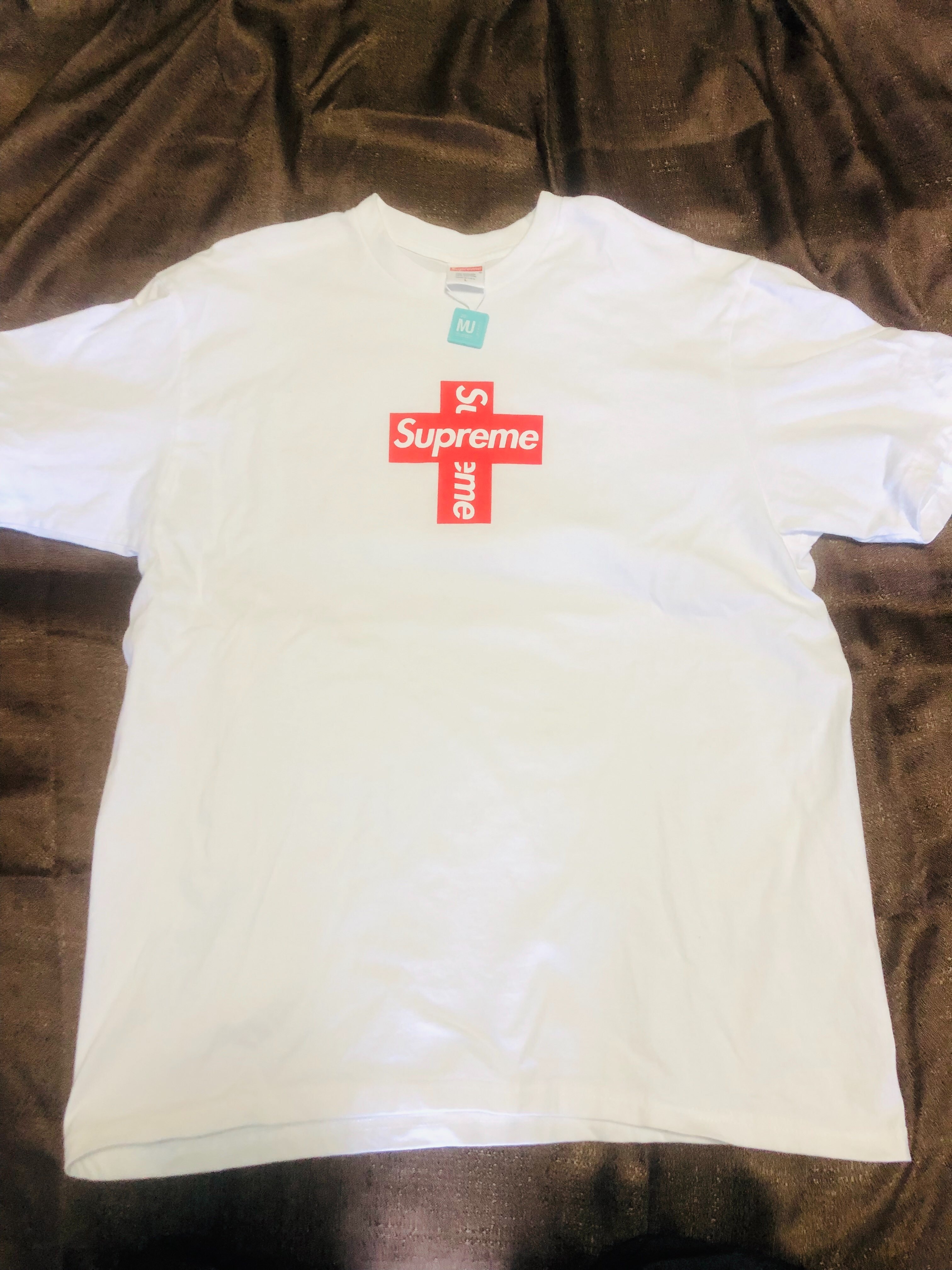 Supreme Cross Box Logo Tee "White"