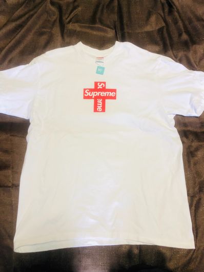 Supreme Cross Box Logo Tee "White"