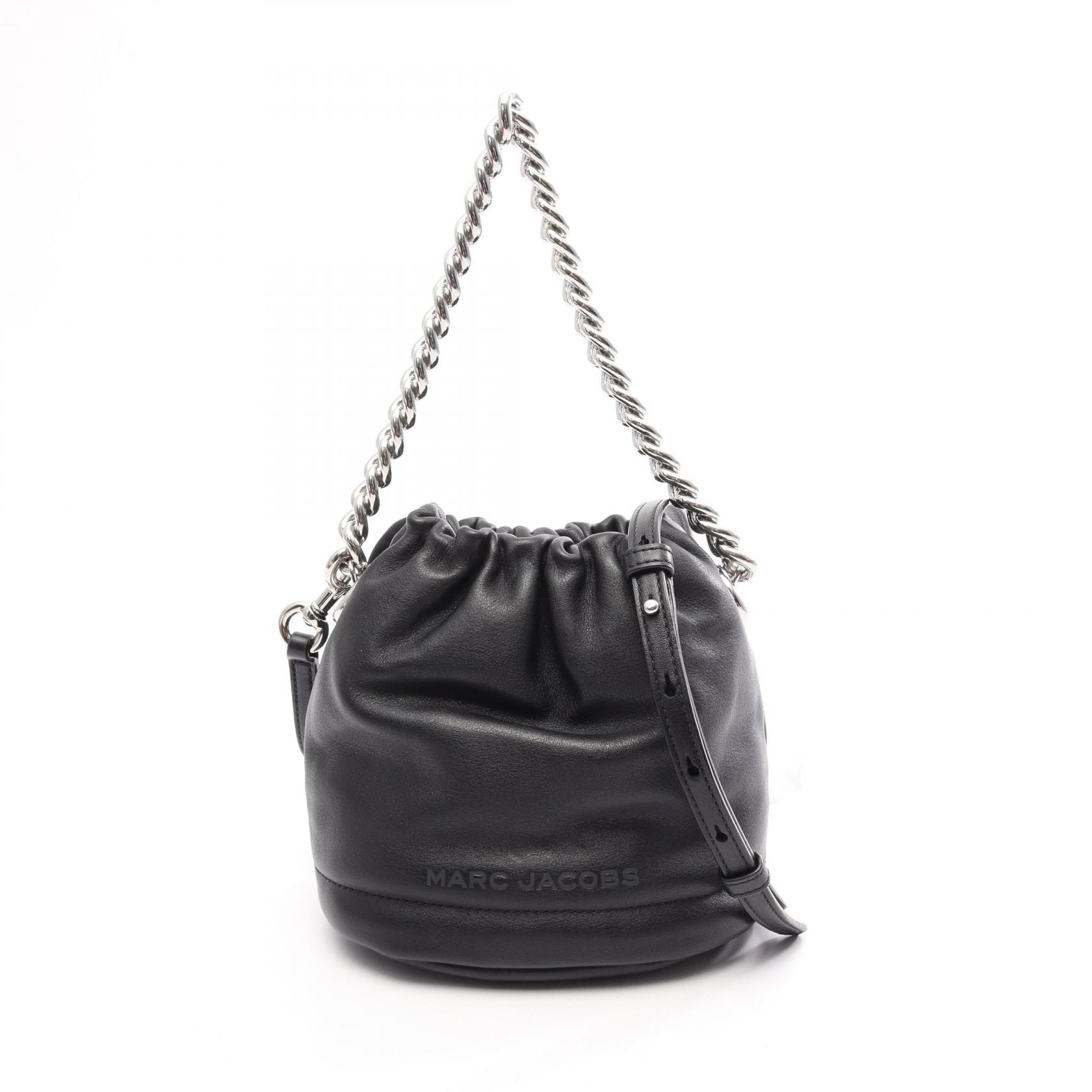 マークジェイコブス MARC JACOBS Soft Small Bucket Bag 2WAY ハンドバッグ バッグ レザー レディース ブラック系 4P3HCR028H02 【中古】