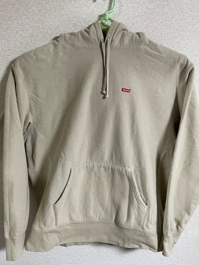 Supreme Small Box Hooded Sweatshirt "Taupe" (21FW)