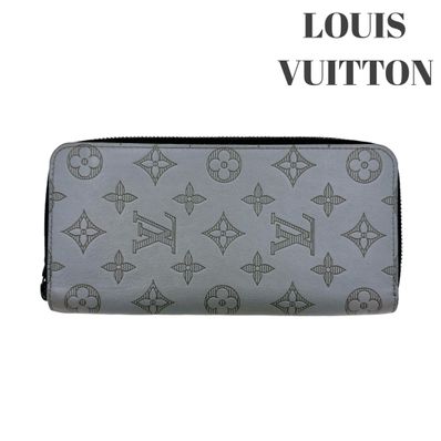 Louis Vuitton Zippy Wallet Vertical Monogram Shadow "Anthracite Grey"