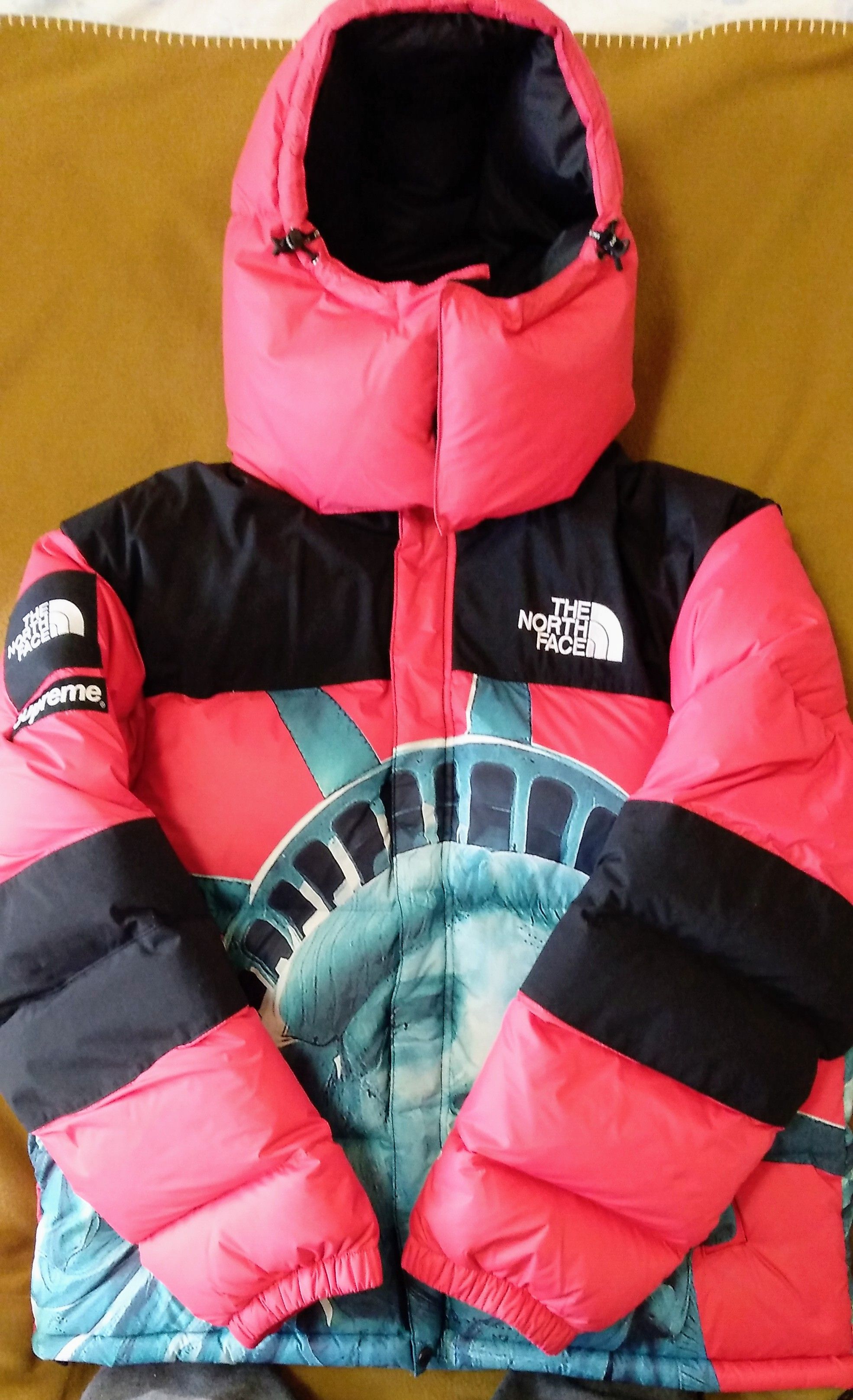 Supreme x The North Face Statue of Liberty Baltoro Jacket "Red"