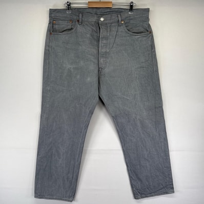 古着 リーバイス Levi's デニム パンツ 501 ジーパン ジーンズ カラーデニム 大きいサイズ ボタンフライ W40×L30 グレー系 メンズ
