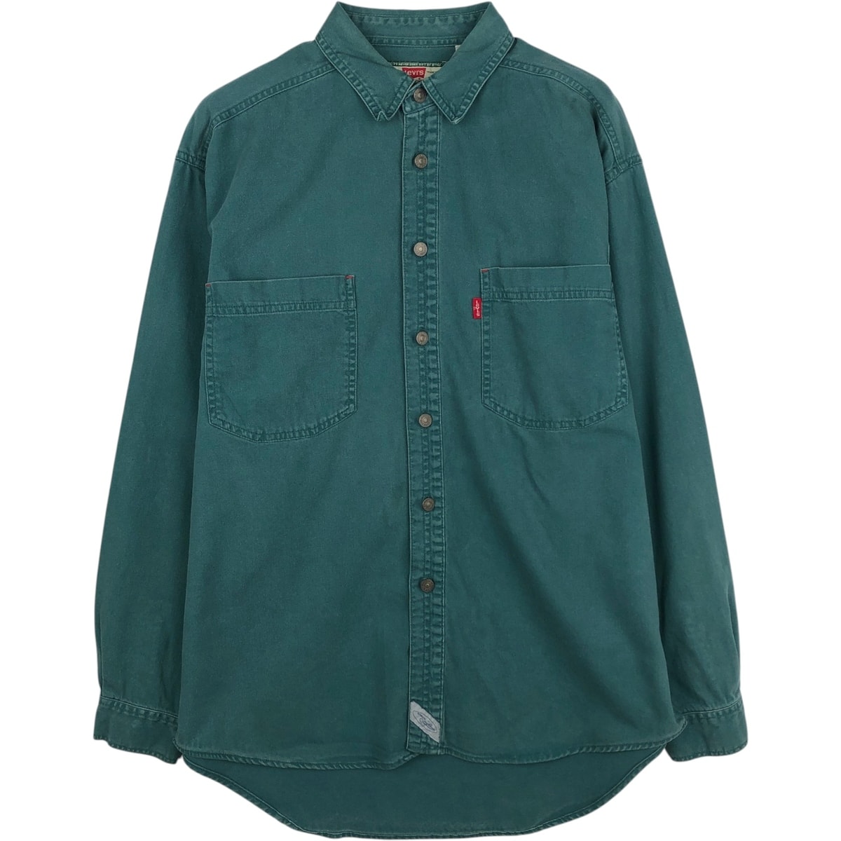 古着 90年代 リーバイス Levi's 長袖 デニムシャツ メンズM相当 ヴィンテージ/eaa643514