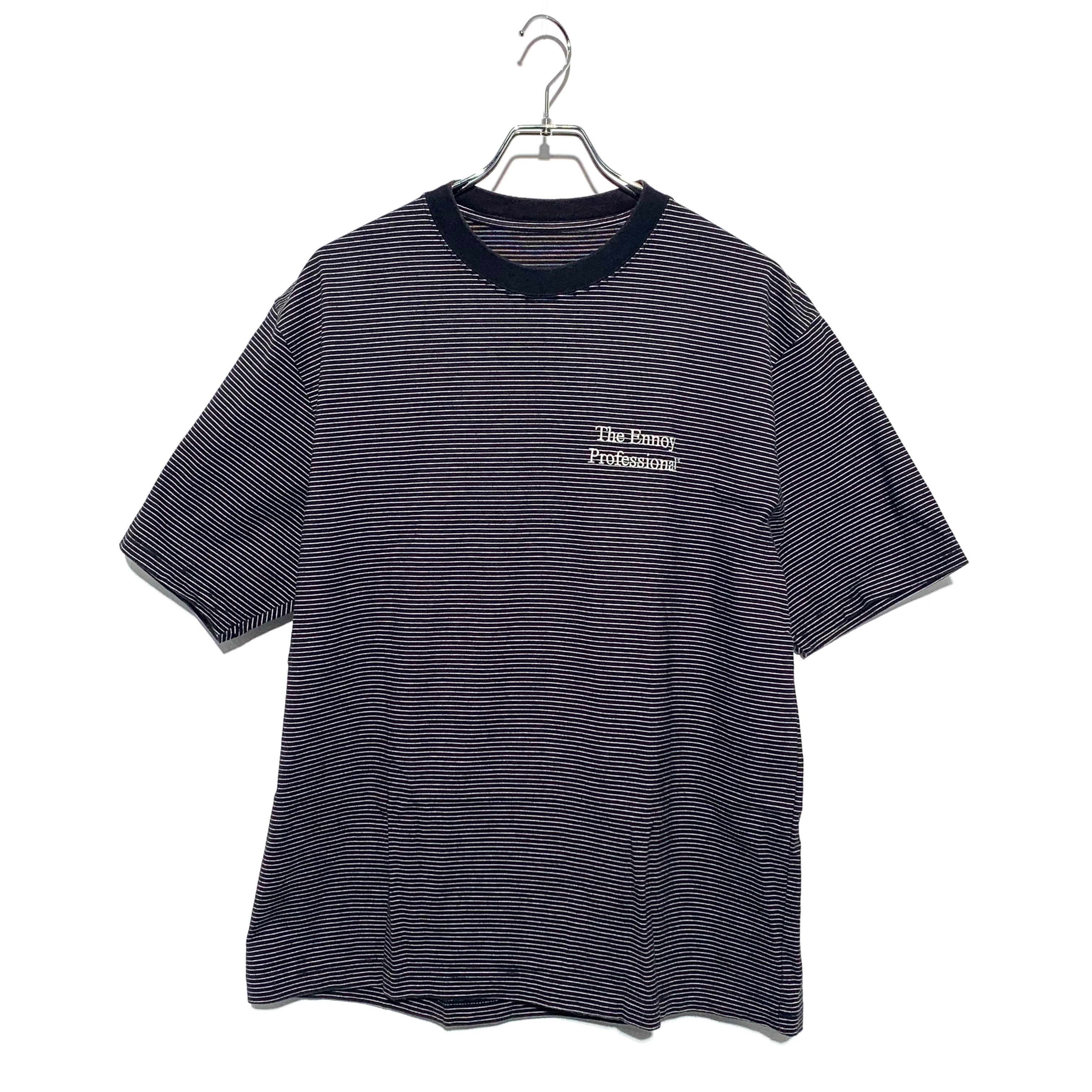 ENNOY 23SS S/S Border T-Shirt "Black" SS23BRENCT05AM