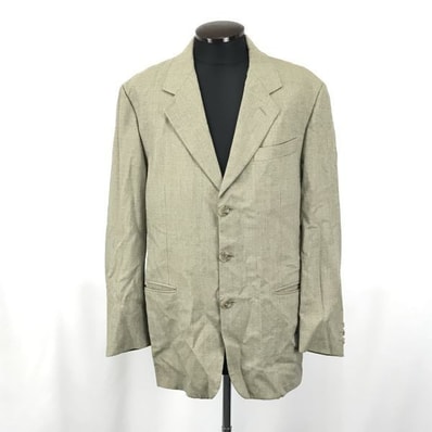 イタリア製★フェンディ/FENDI★ウール100%/秋冬テーラードジャケット【Mens size -43/グレー系/gray】Jackets◆BG925