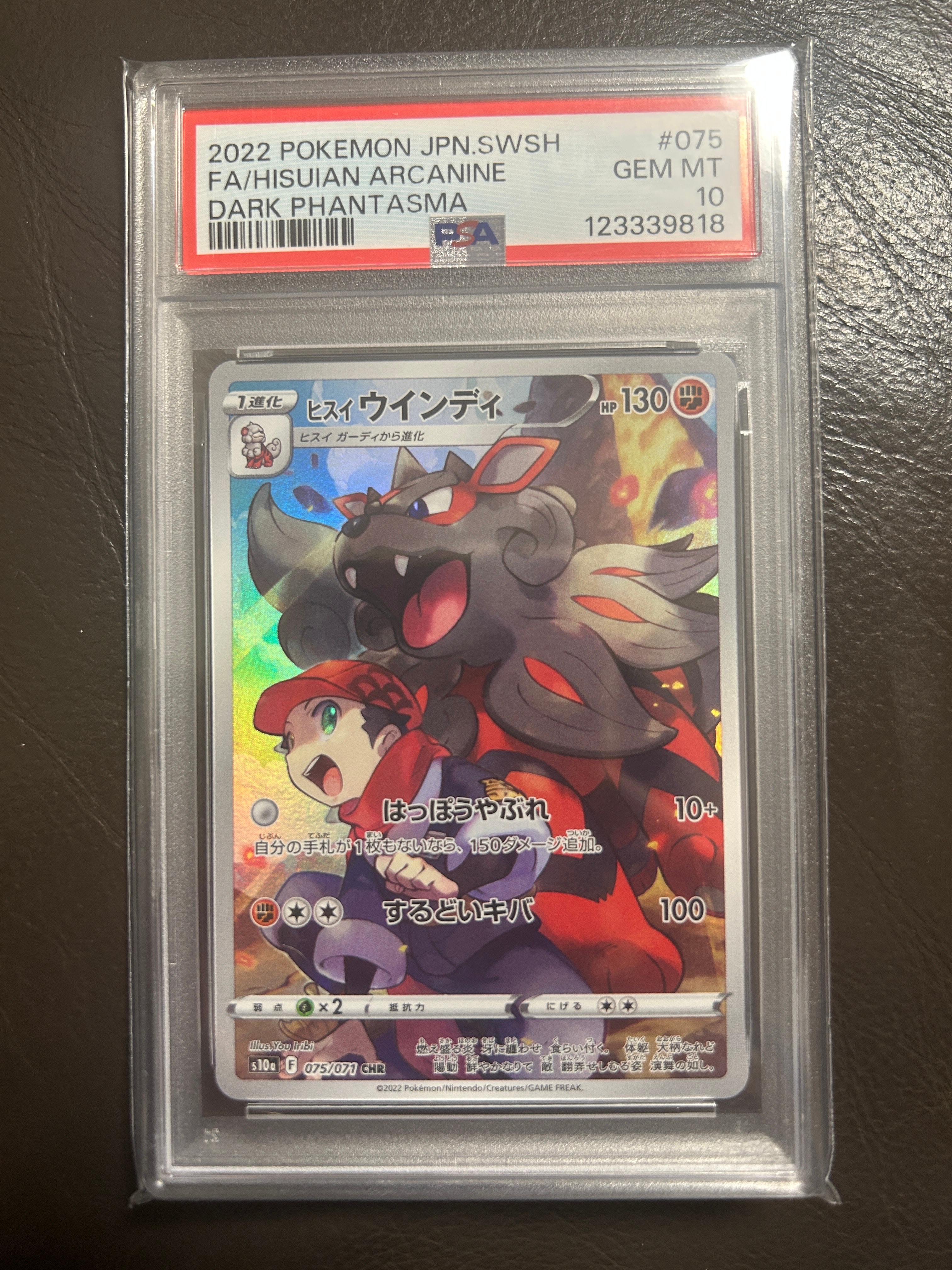 Hisuian Arcanine CHR[s10a 075/071](Enhanced Expansion Pack"Dark Fantasma")