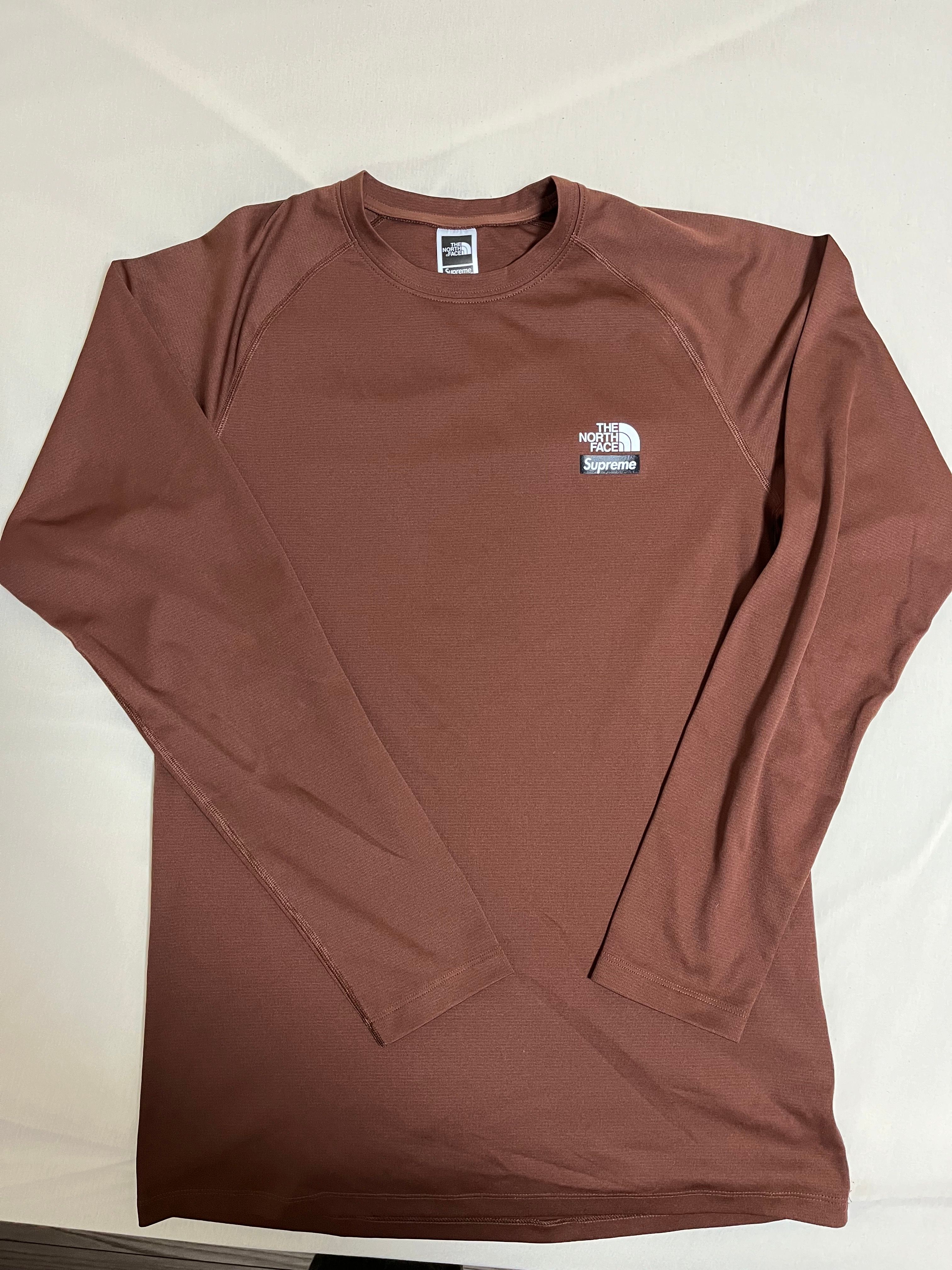 Supreme x The North Face Base Layer L/S Top "Brown"