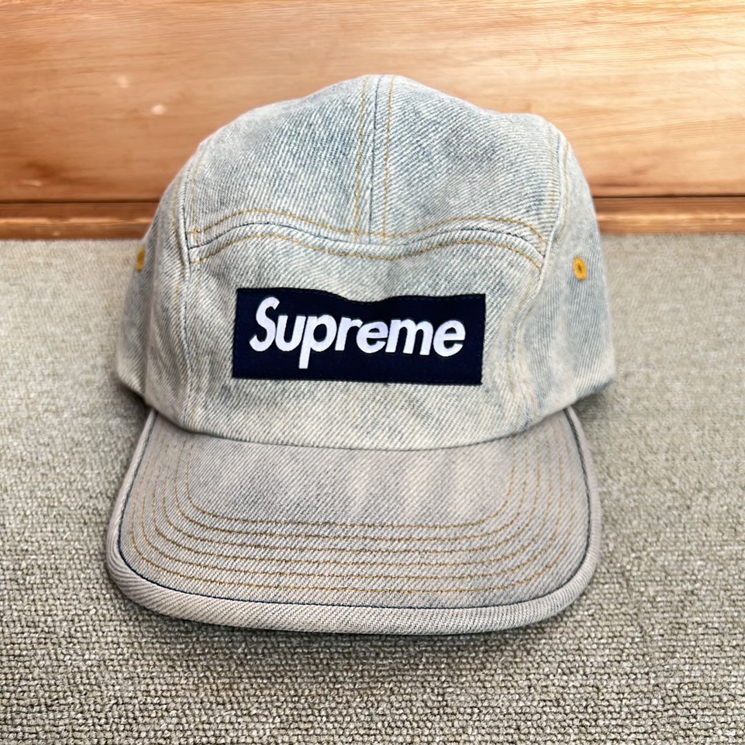 Supreme Denim Camp Cap "Dirty Indigo" (23SS)