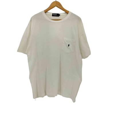 90S ポニー刺繍 ポケットTシャツ シングルステッチ【1138692241636】
