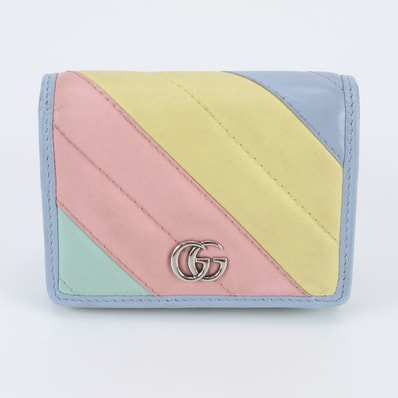 ■美品 グッチ GG マーモント パステル マルチカラー 466492