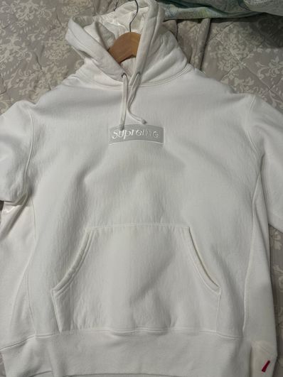 Supreme Box Logo Hooded Sweatshirt "White" (23FW)
