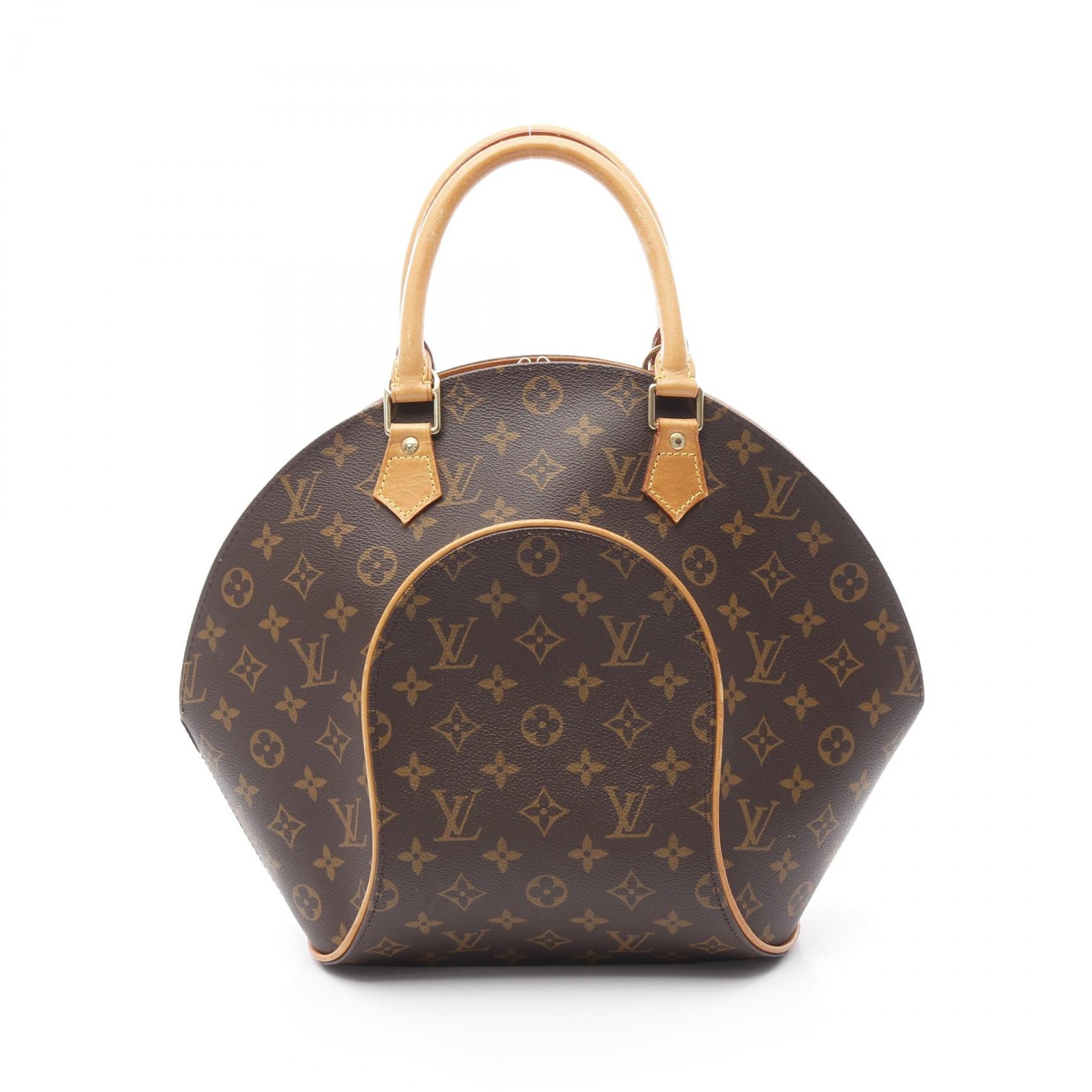 ルイ・ヴィトン LOUIS VUITTON エリプスMM ハンドバッグ バッグ PVCコーティングキャンバス レザー モノグラム レディース ブラウン系 M51126 【中古】
