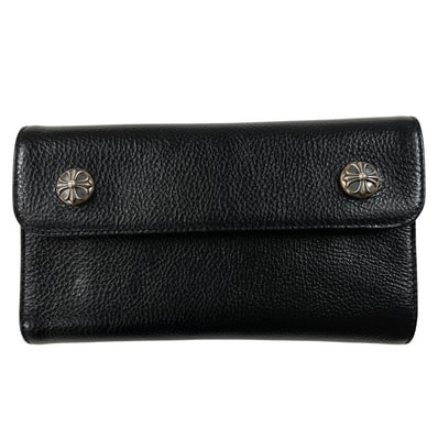 CHROME HEARTS クロムハーツ WAVE レザーロングウォレット 長財布 56305