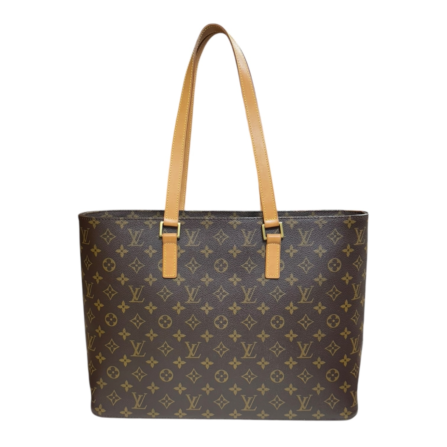 ルイヴィトン ルコ モノグラム トートバッグ モノグラムキャンバス M51155 ブラウン ユニセックス LOUIS VUITTON  中古