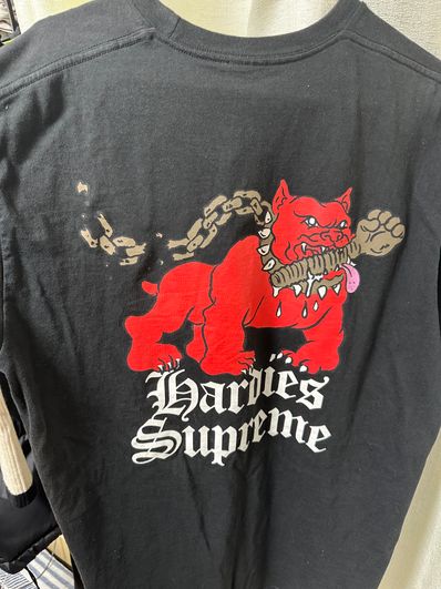Supreme / Hardies Dog Tee "Black"