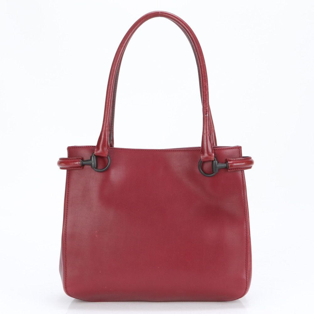 ■美品 グッチ ワインレッド 101971 ショルダーバッグ レザー
