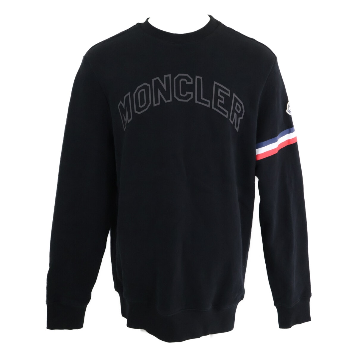 モンクレール I20918G00005 FELPA GIROCOLLO ロゴ クルーネック スウェットシャツ L
