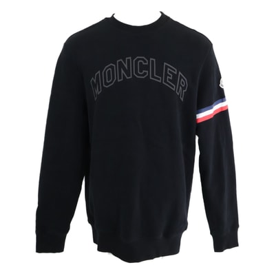 モンクレール I20918G00005 FELPA GIROCOLLO ロゴ クルーネック スウェットシャツ L