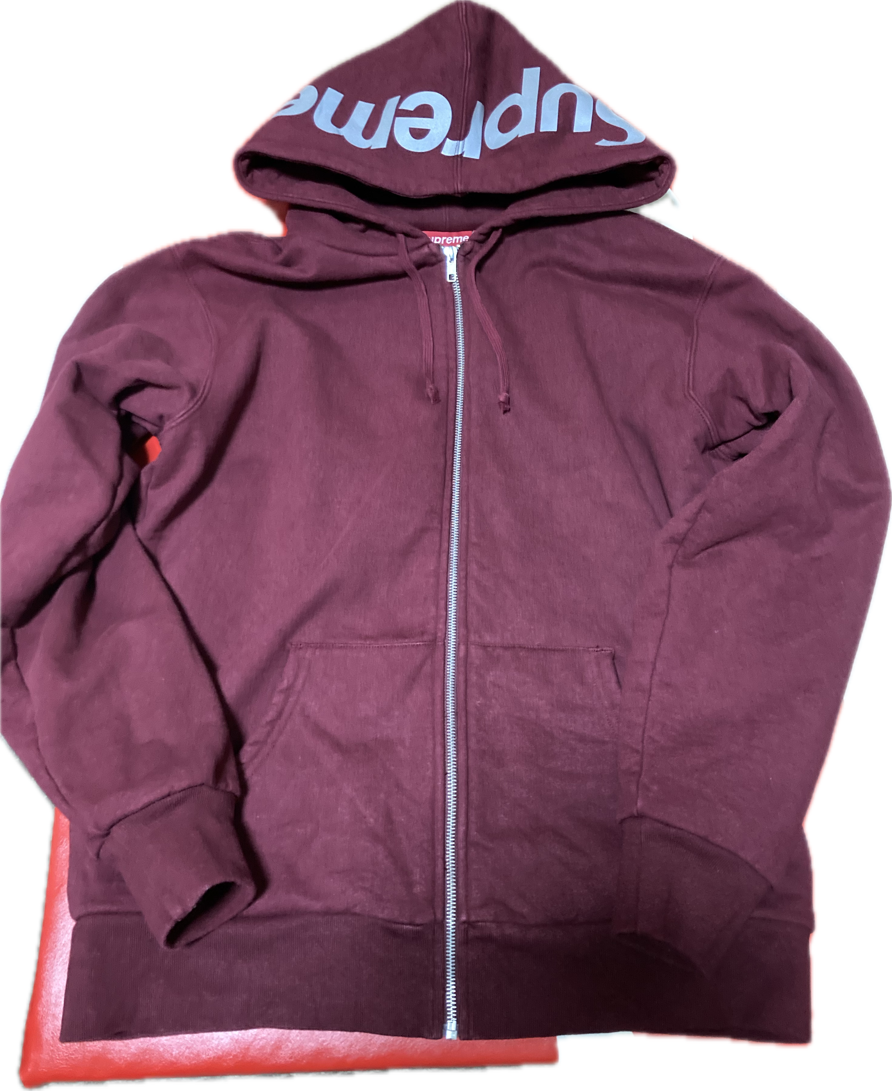 SUPREME 3M REFLECTIVE HOOD LOGO THERMAL サーマル フーディ パーカー