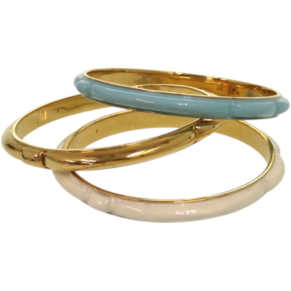 バーバリー    3点セット メタル  ホワイト ライトブルー