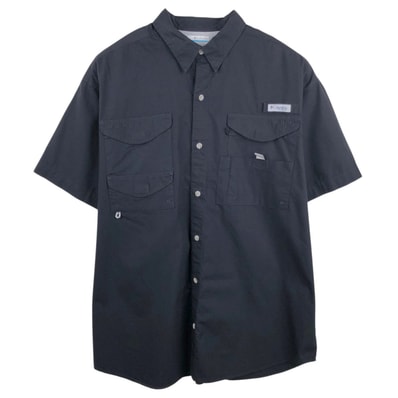 古着 コロンビア Columbia PFG 半袖 フィッシングシャツ メンズL相当/eaa670079