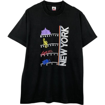 古着 90年代 フルーツオブザルーム FRUIT OF THE LOOM プリントTシャツ USA製 メンズXL相当 ヴィンテージ/eaa626607