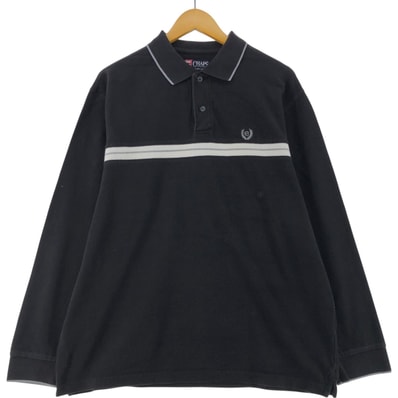 古着 90年代 ラルフローレン Ralph Lauren CHAPS チャップス 長袖 ポロシャツ メンズL相当/eaa528826