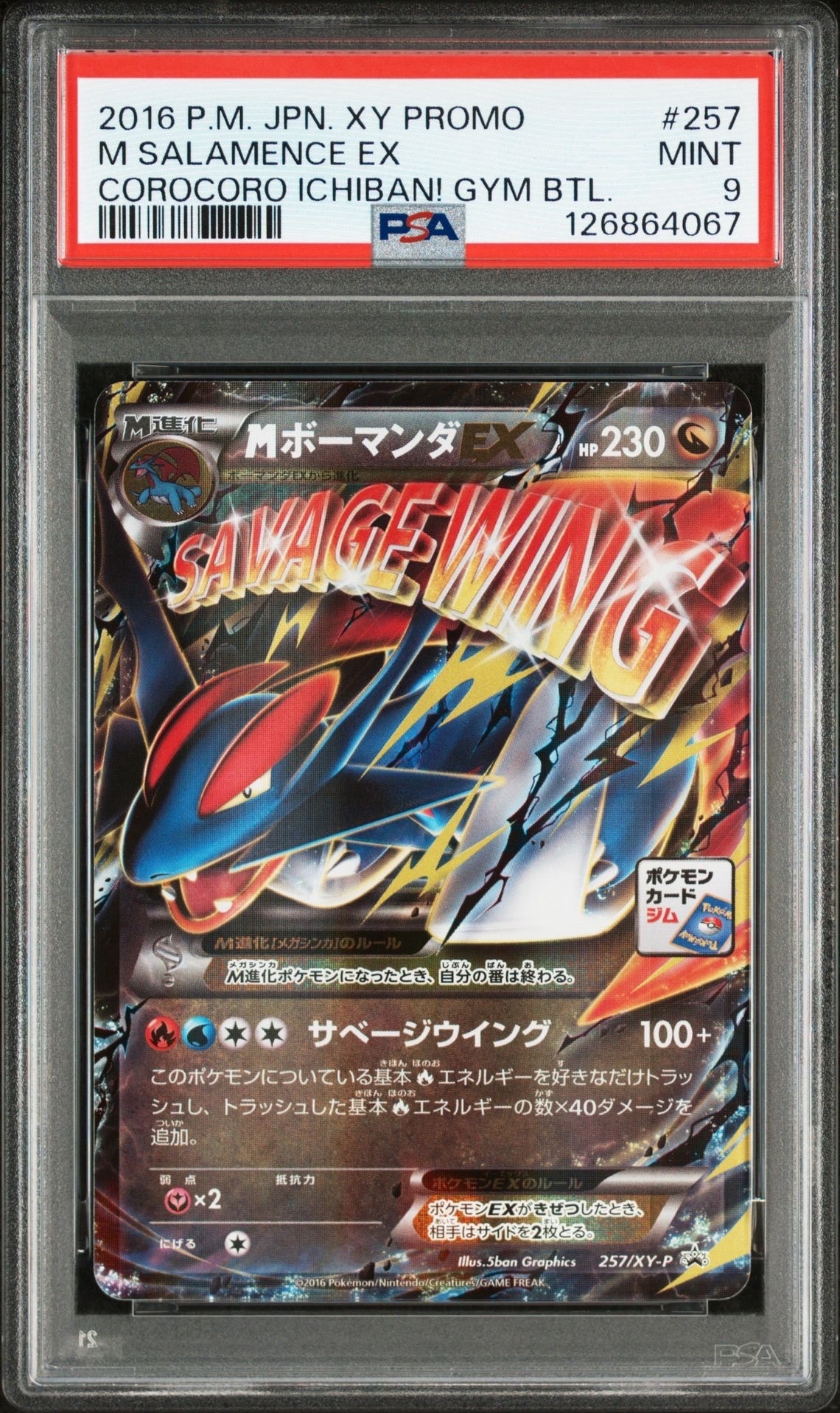 MボーマンダEX P [XY-P 257](プロモーションカード「メガボーマンダジムバトル」)