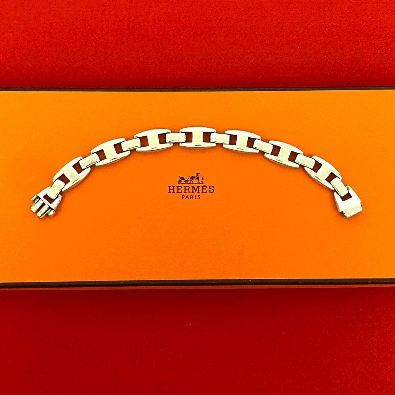 HERMES エルメス カシオペア シルバー925 ブレスレット シルバー
 81238