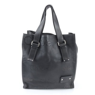 ■美品 クロエ Patsy パッツィ スタッズトート バッグ レザー