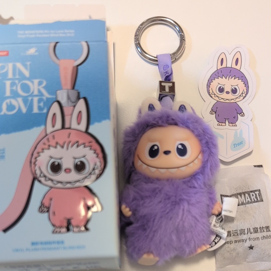 POP MART THE MONSTERS (LABUBU) Pin for Love Series-Vinyl Plush Pendant (N-Z) T