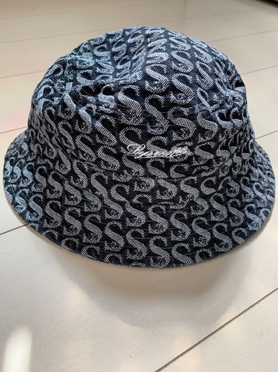 Supreme Monogram Denim Crusher "Black"