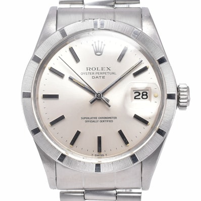 ロレックス ROLEX 1501 ヴィンテージ オイスターパーペチュアル デイト Cal.1570 シルバー 自動巻き メンズ 良品 腕時計 B#148050