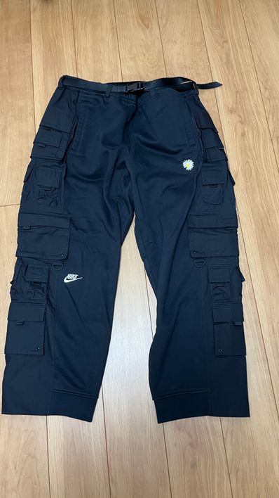 PEACEMINUSONE PMO x NIKE Wide Pants "Black" / G-DRAGON
