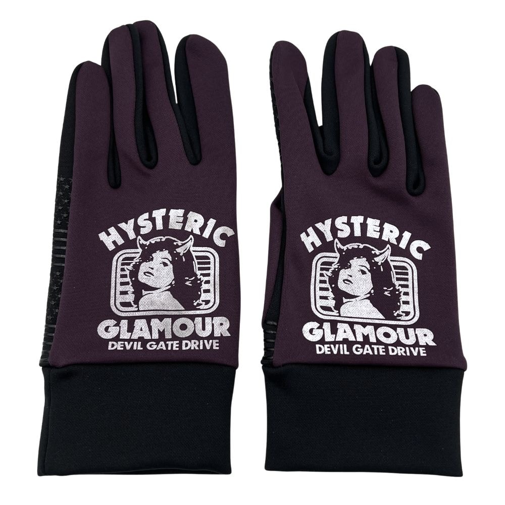 HYSTERIC GLAMOUR ヒステリックグラマー DEVIL GATE DRIVE スマートフォン対応 グローブ  手袋 56412