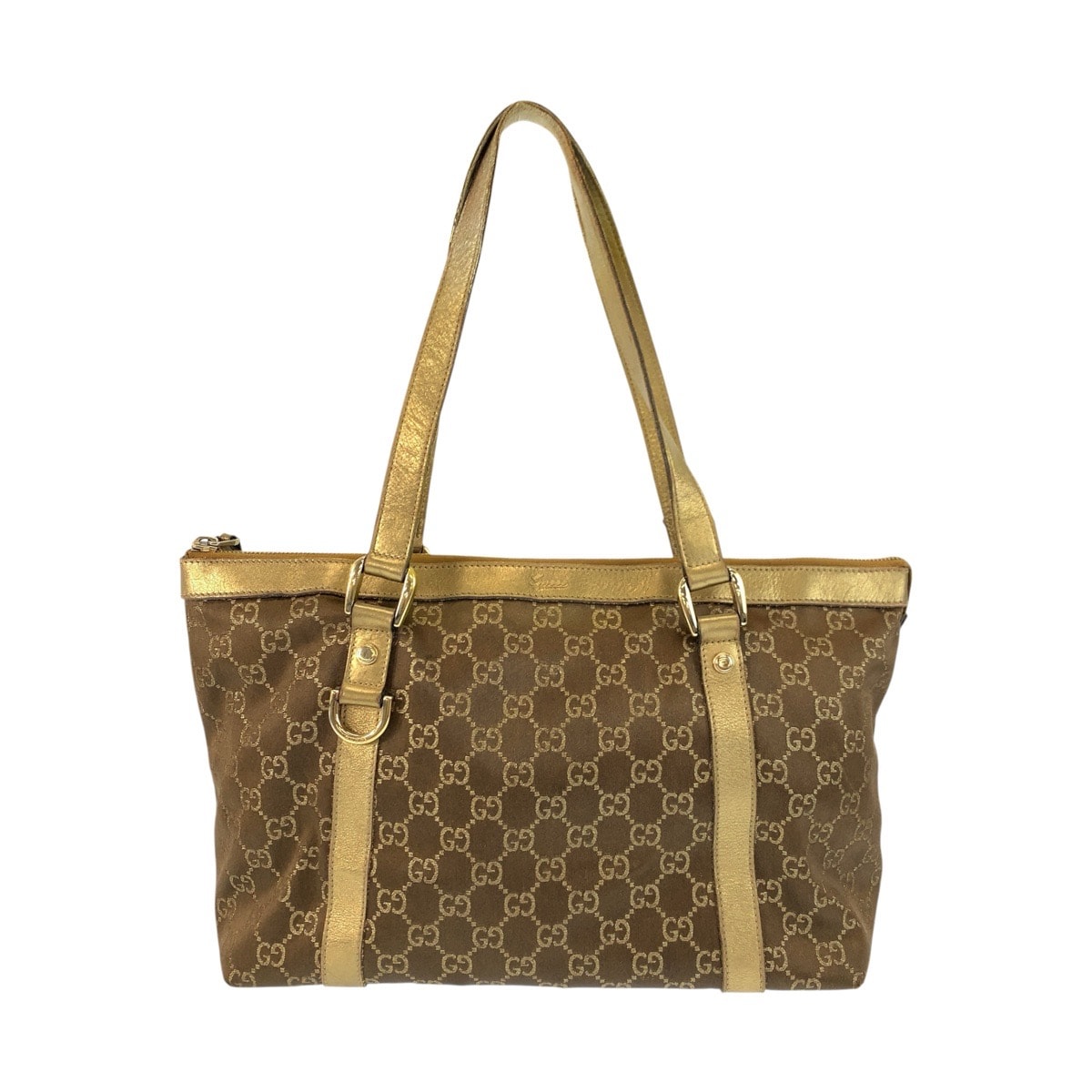 C (やや傷や汚れあり)】GUCCI グッチ アビー ゴールド ブラウン