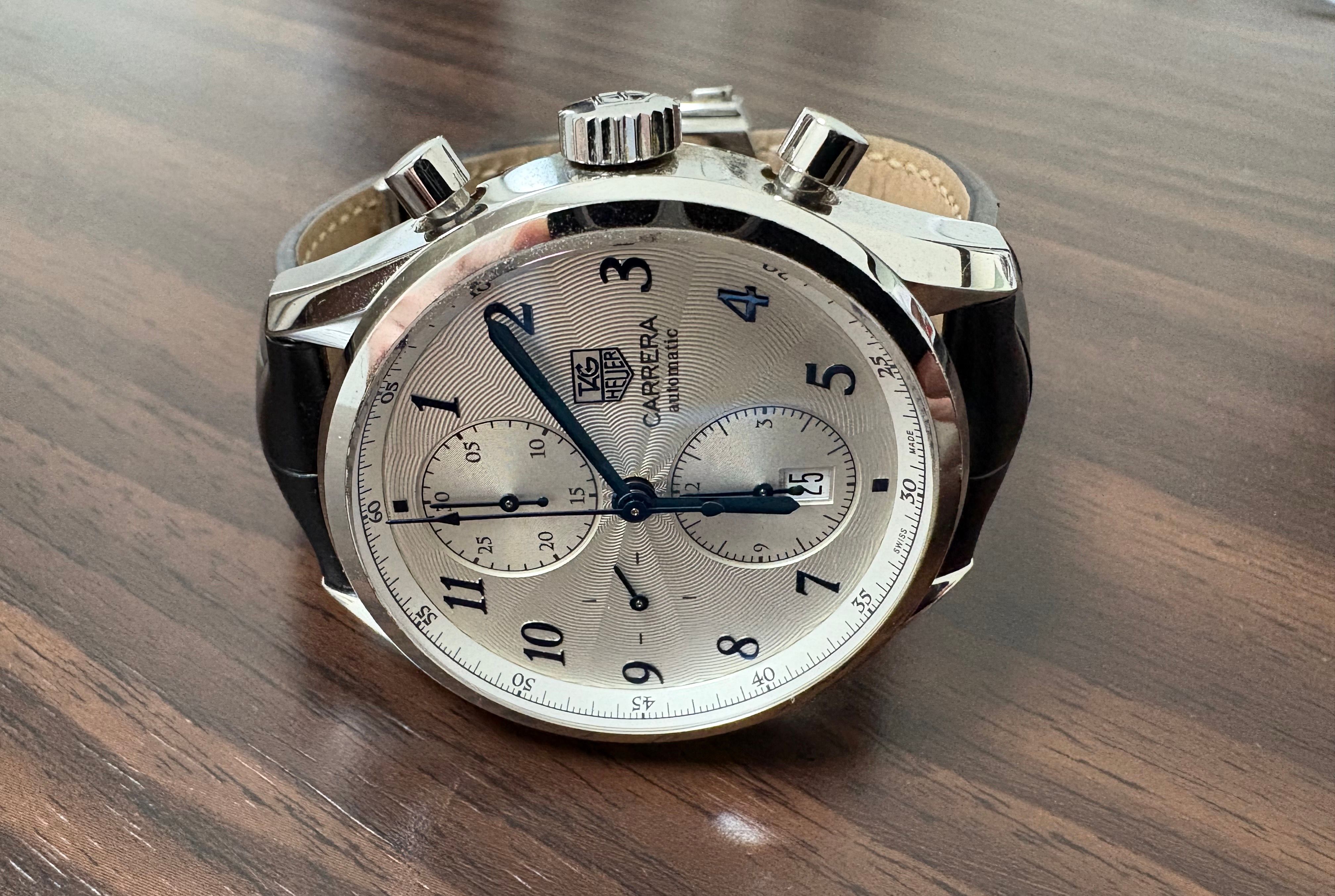 TAG Heuer Carrera Heritage Chronograph "Silver/Stainless Steel"