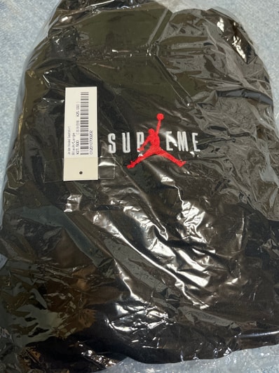 Supreme x Jordan Hooded Sweatshirt "Black"