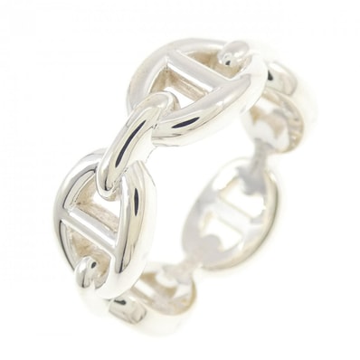 Hermes Chaine D'ancre Enchainee Ring PM "Silver"