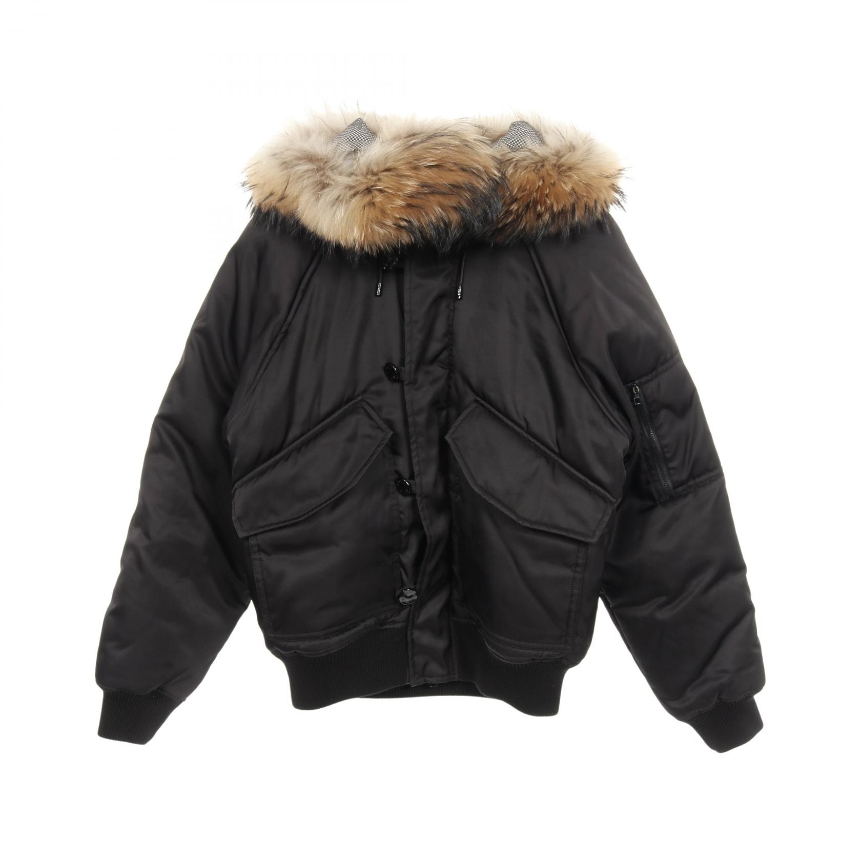 ルイ・ヴィトン LOUIS VUITTON LOUIS VUITTON × NIGO エンブロイダリー LVマウンテンアビエイター ブルゾン 衣料品 アウター ナイロン メンズ ブラック系 HJB02ERSL 【中古】