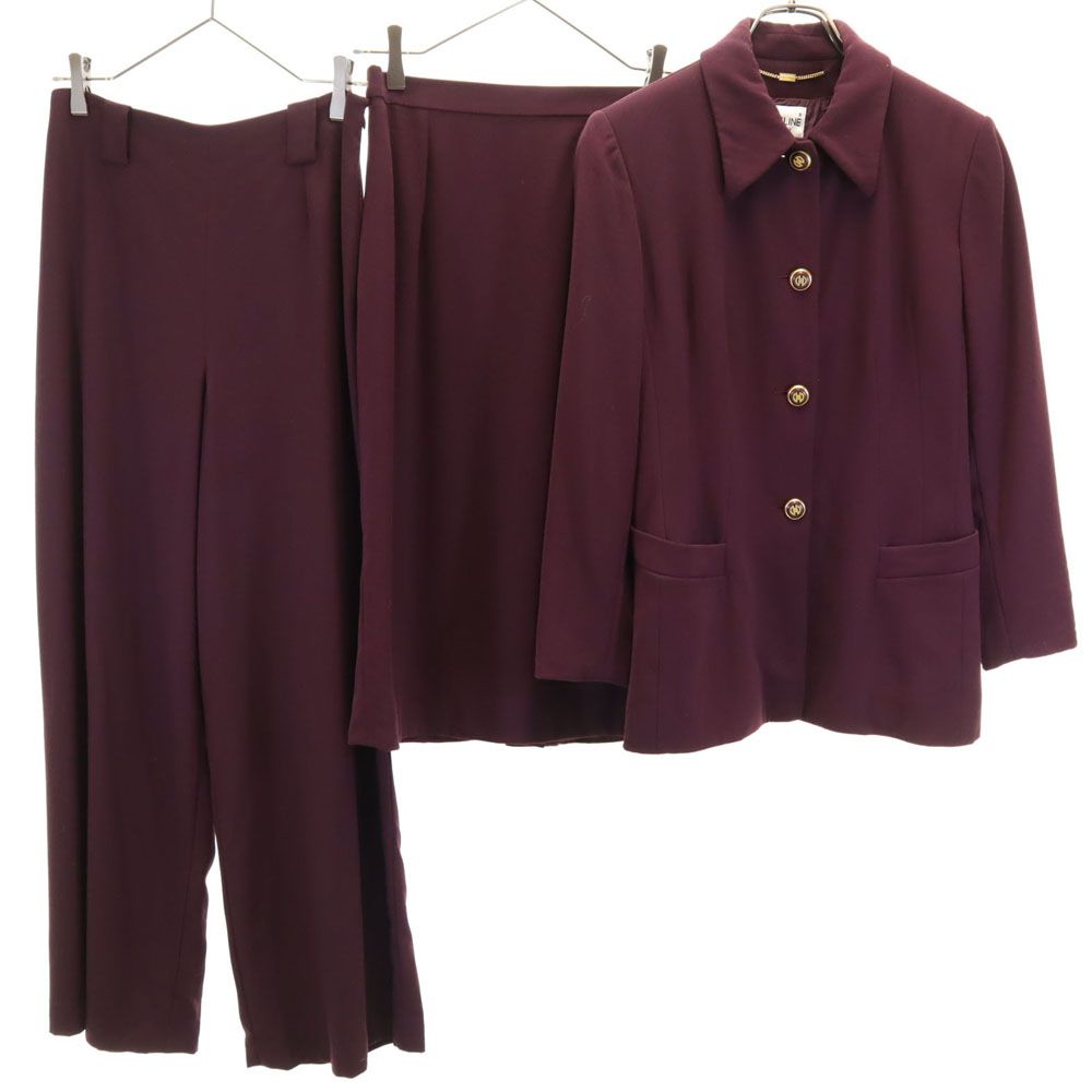 CELINE 3ピース ジャケット 上下セットアップ
