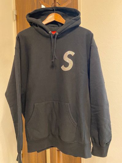 Supreme Swarovski® S Logo Hooded Sweatshirt "Black"