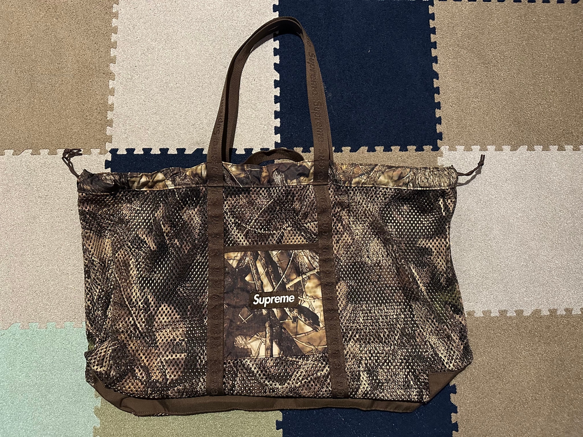 Supreme Mesh Tote Bag "TrueTimber Kanati Camo"
