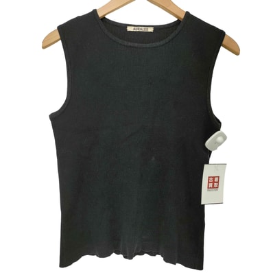 HIGH GAUGE RIB KNIT SLEEVELESS タンクトップ【1141306956376】