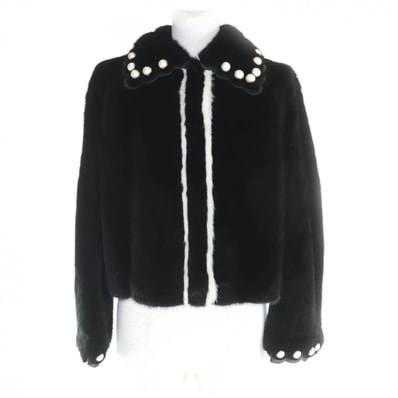 極美品 フェンディ ジャケット ブラック ホワイト 42 FNE10F