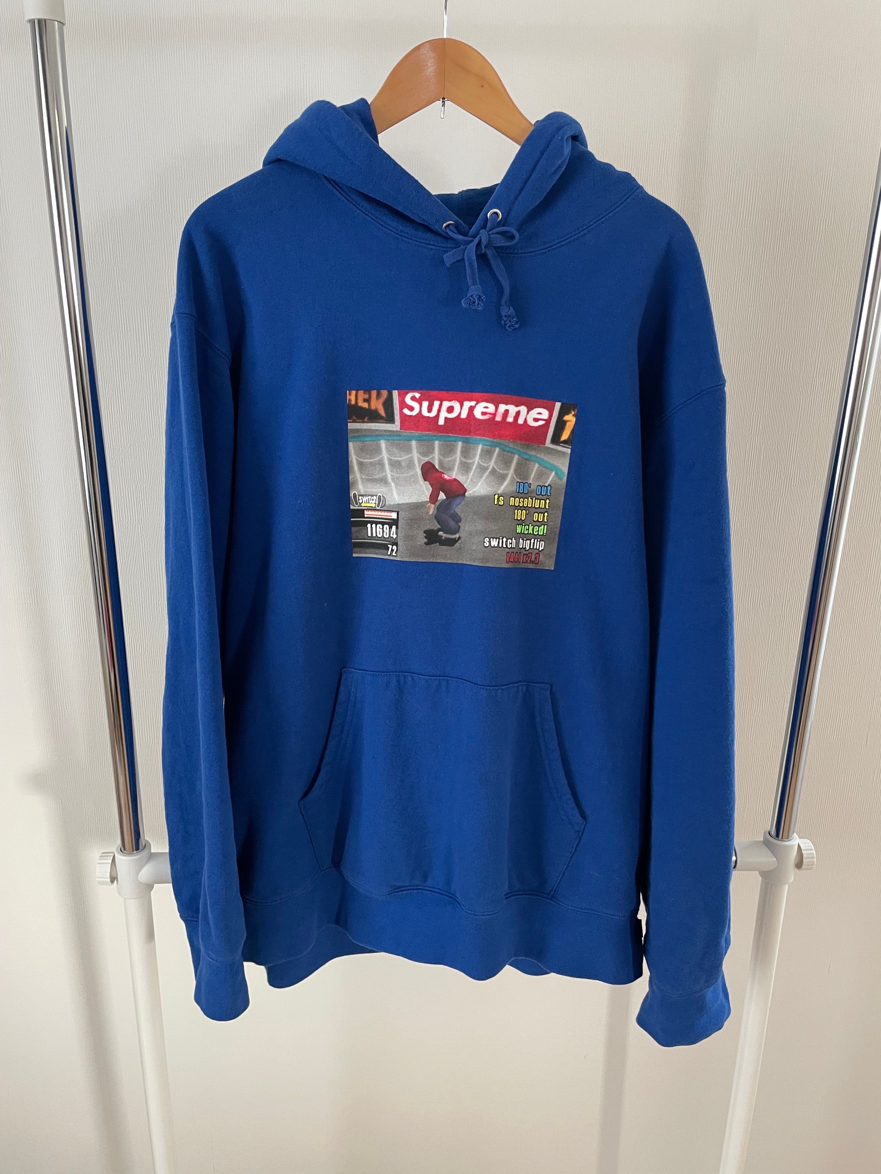 Supreme / Thrasher® Hooded Sweatshirt "Royal"