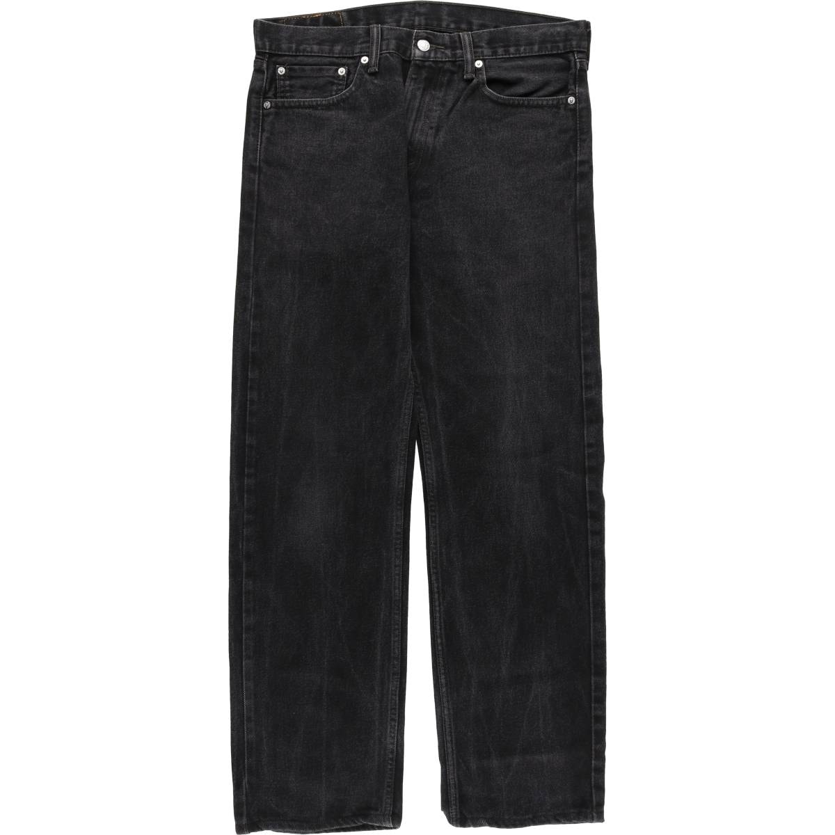 古着 リーバイス Levi's 505 ブラックデニム テーパードデニムパンツ メンズw34相当/eaa482661