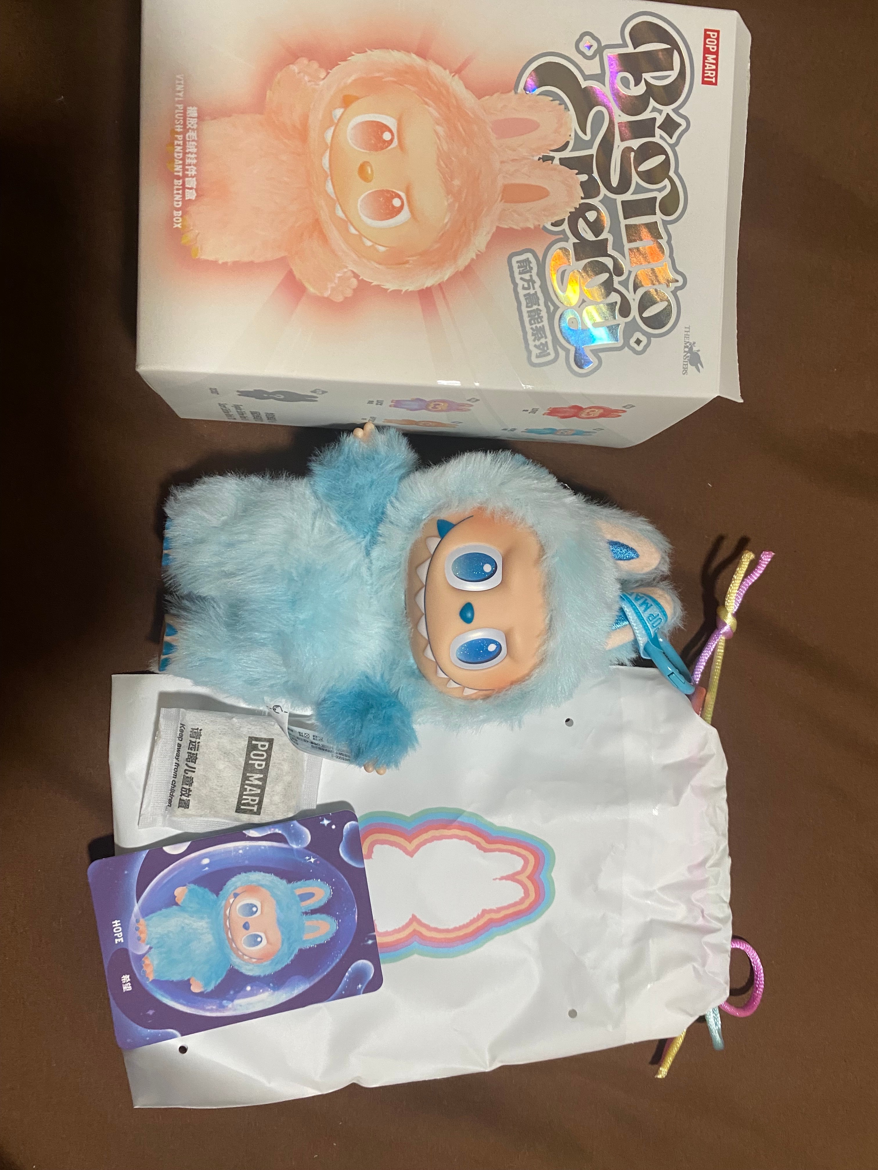 POP MART THE MONSTERS (LABUBU) Big into Energy Series Plush Pendant HOPE